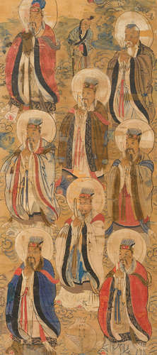 Anonymous (18th/19th century)  A Daoist painting of Deities