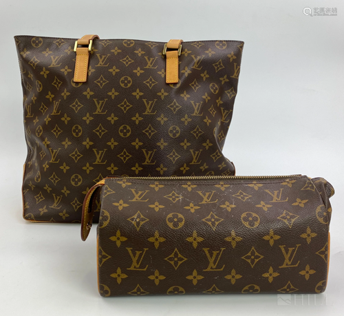 Louis Vuitton LV Monogram Tote Purse & Travel …