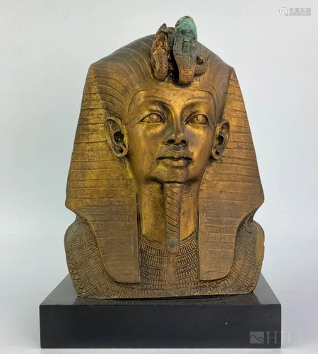 Egyptian Ceramic Tutankhamun Pharaoh Sculpture