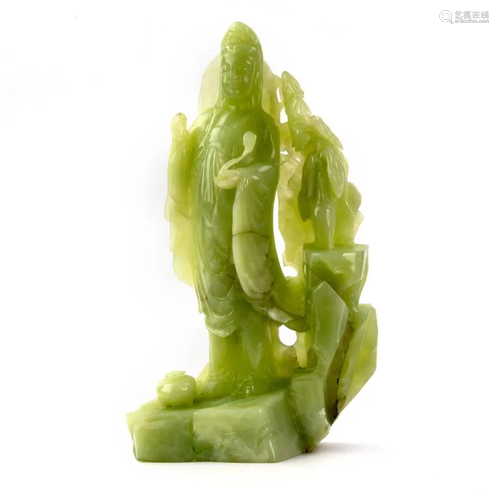 Chinese Carved Green Jade 17