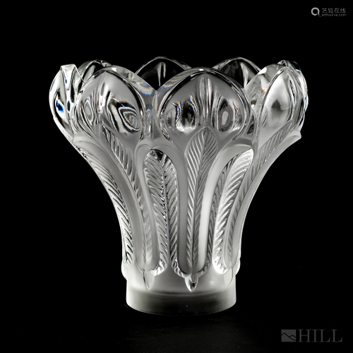 Lalique French Art Glass Ensa Centerpiece 8