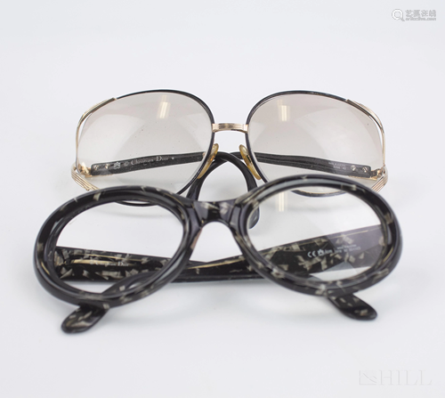 1980's Vintage Christian Dior CD Designer Glasses