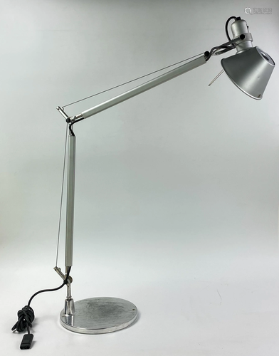 VTG Artemide Modernist Aluminum Crane Lamp Light