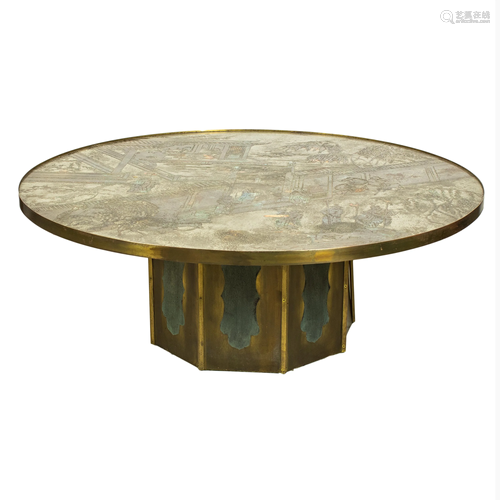 Phillip & Kelvin LaVerne Chan Round Coffee Table