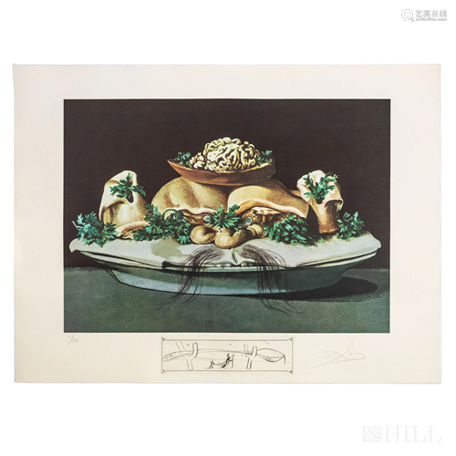 Salvador Dali Les Diners de Gala L/E Litho SIGNED