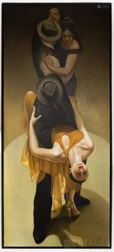 Jorge Botero Lujan (Colombian B.1957) Oil Painting