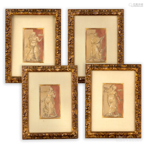 N Manuel Set of 4 German Paintings Christies La…