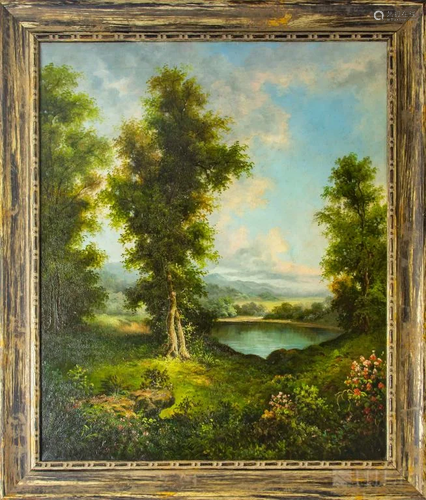 Mystery Art Forest Landscape Oil Canvas Painting