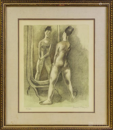 Issac Soyer American 1902-1981 Ballerina Litho LE