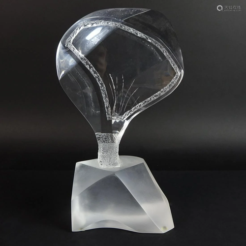 Mid Century Modern Lucite Sculpture