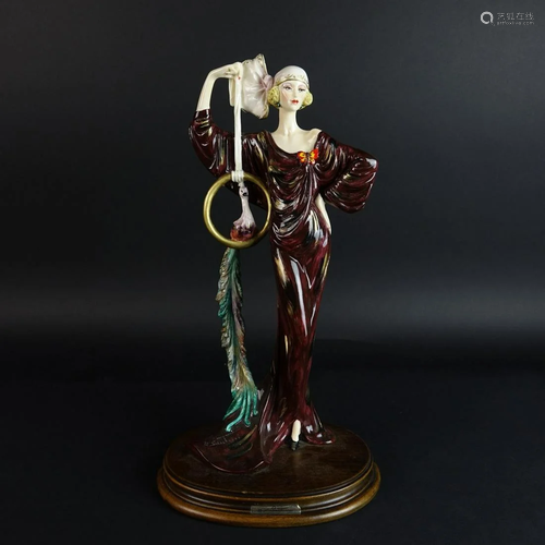 A. Santini Art Deco Fashion Figurine