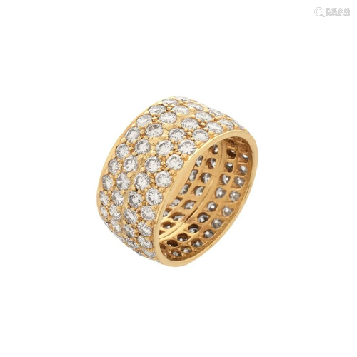 Diamond and 18K Ring