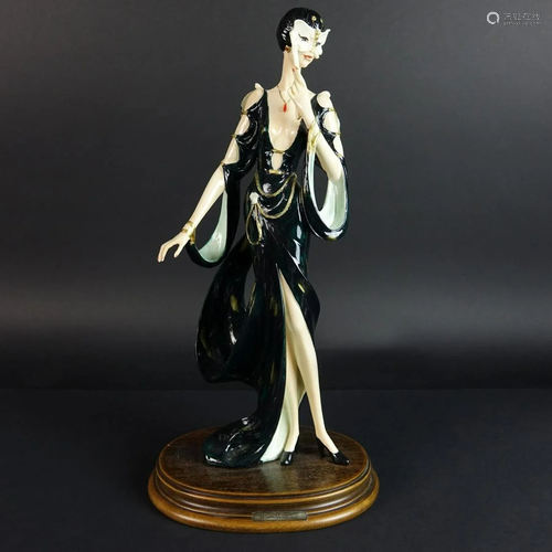 A. Santini Art Deco Fashion Figurine