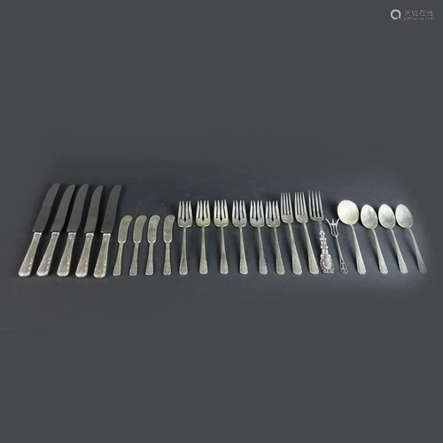 Twenty Three (23) Sterling Silver Tableware