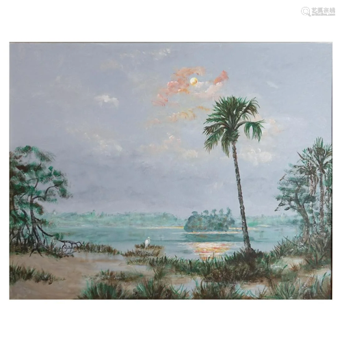 20th C. Florida Highwaymen O/B