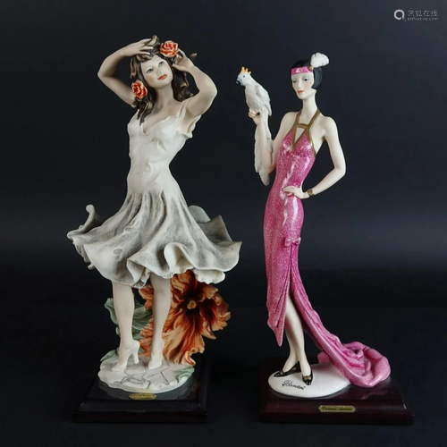 Two (2) Giuseppe Armani Porcelain Figurines