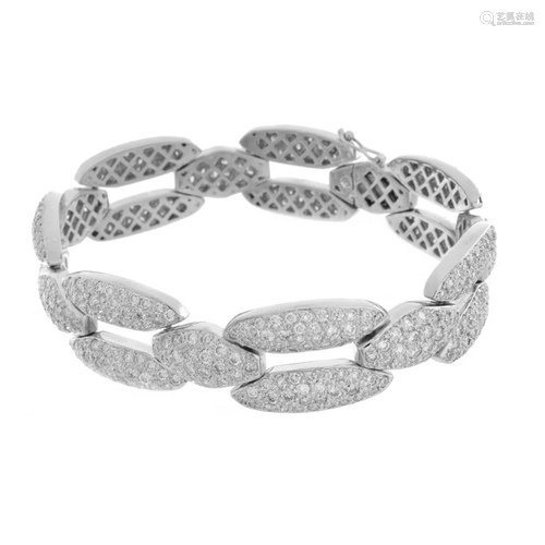 Diamond and Platinum Bracelet