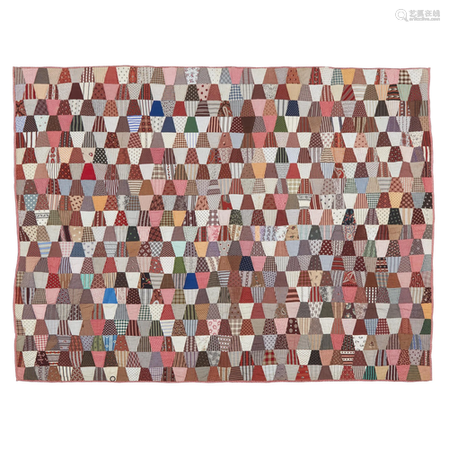 Three pieced quilts, circa 1880