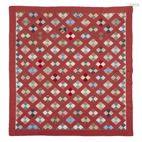 Two pieced cotton quilts, circa 1900