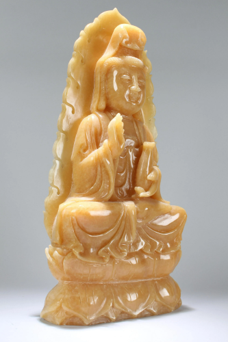 An Estate Chinese Massive Jade-curving Statue