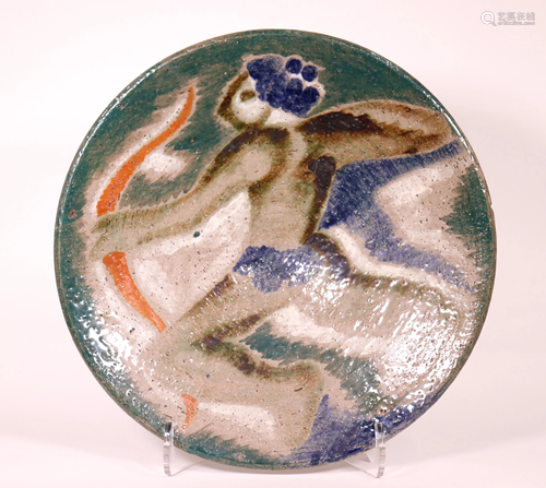 Sotheby Parke Bernet; Claude Levy Art Deco Charger