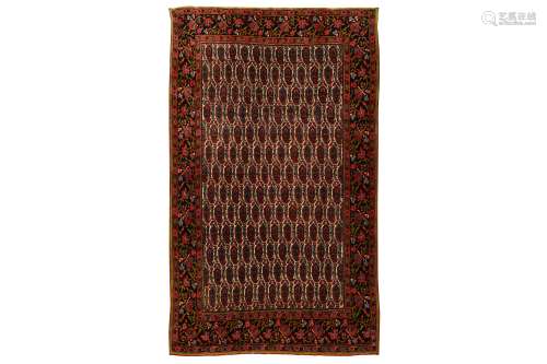 A FINE ANTIQUE BIJAR RUG, NORTH-WEST PERSIA