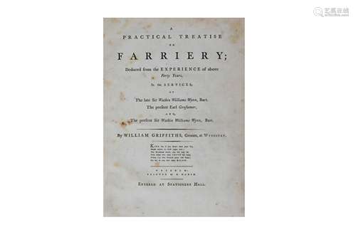 Farriery.- Griffiths (William)