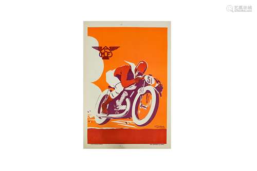 Motor-Cycle Hamel (George) George Ham [Poster artist]