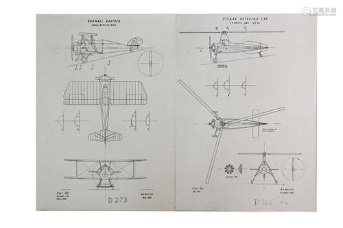 Doylend (W.O.) Collection of Original Aircraft Drawings.