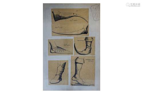 Theatrical Shoe Sketches.-