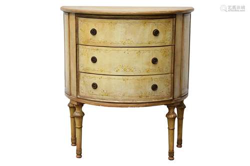 Matching Bow-Fronted and Cabinet