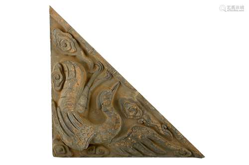 A Song Dynasty style terracotta tile