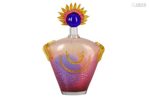 A 20th Century Murano glass oversized perfume bottle