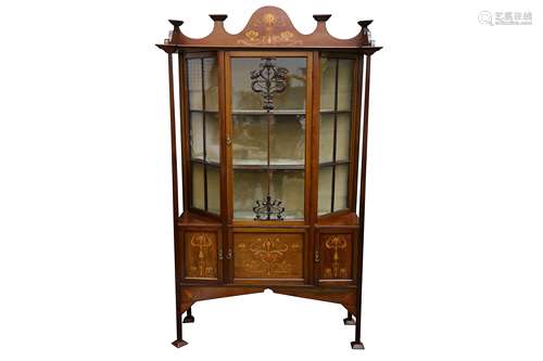 Manner of Shapland & Petter, an Art Nouveau display cabinet