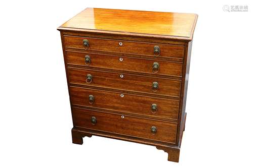 An Antique Mahogany Chest Of Drawers