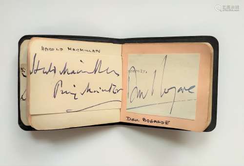 Autograph Album.- Actors & Cricketers