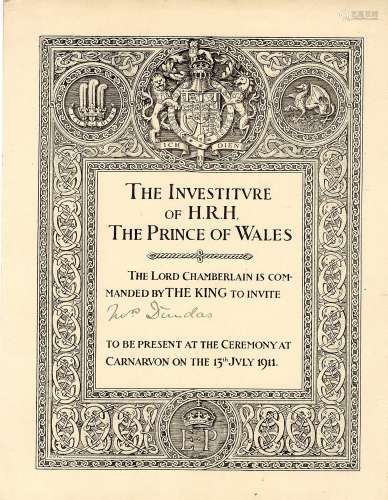 Prince of Wales Investiture