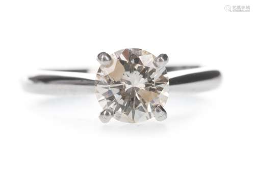 A DIAMOND SOLITAIRE RING