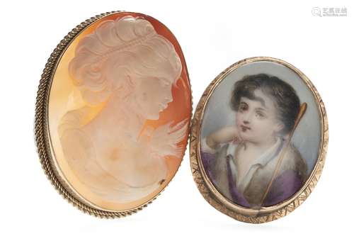 TWO BROOCHES