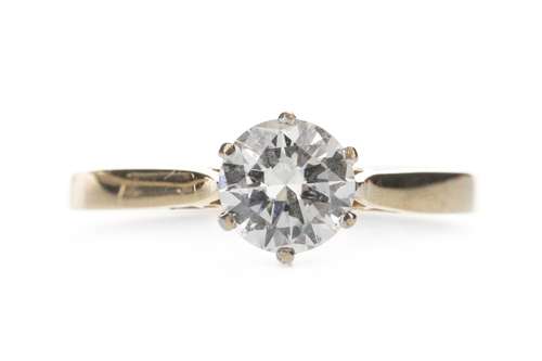 A DIAMOND SOLITAIRE RING