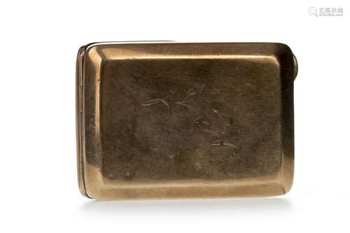 NINE CARAT GOLD MATCHBOX