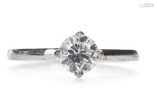 A DIAMOND SOLITAIRE RING