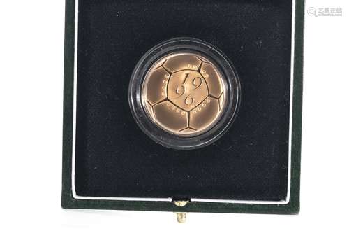 1996 GOLD PROOF CELEBRATION OF FOOTBALL £2 COIN