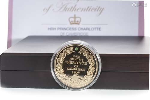 AN HRH PRINCESS CHARLOTTE OF CAMBRIDGE 1OZ GOLD COIN