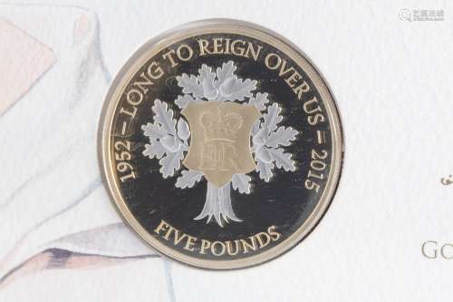 A WESTMINSTER 'LONG TO REIGN OVER US' LIMITED EDITION GOLD COIN