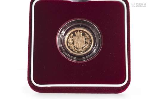 2002 GOLD PROOF GOLDEN JUBILEE HALF SOVEREIGN