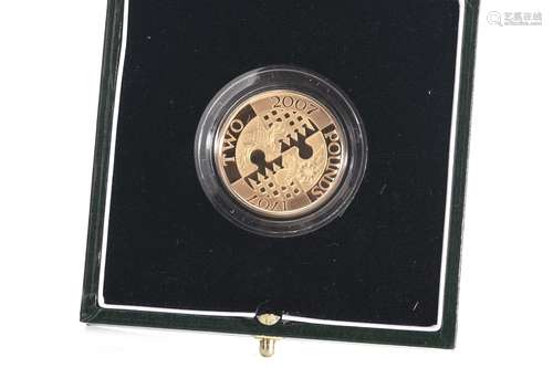 2007 GOLD PROOF ACT OF UNION ANNIVERSARY £2 COIN