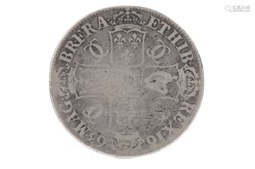 SCOTLAND - CHARLES II CROWN DATED 1663