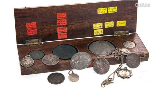 A GROUP OF BRITISH SILVER COINS