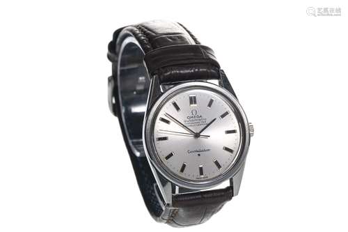 A GENTLEMAN'S OMEGA CONSTELLATION STAINLESS STEEL AUTOMATIC WRIST WATCH